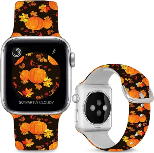 Miniatura 14 de Soft Silicone Bands Compatible with Apple Watch Band 38mm 40mm 41mm 42mm 44mm 45mm 46mm 49mm,Sport Wristband Strap for iWatch Ultra 2 Series 10 9 8