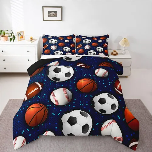 Miniatura 34 de Erosebridal - Juego de edredón tamaño King con diseño de Árbol de la Vida, juego de cama colorido de sol y luna para hombres y mujeres, edredón