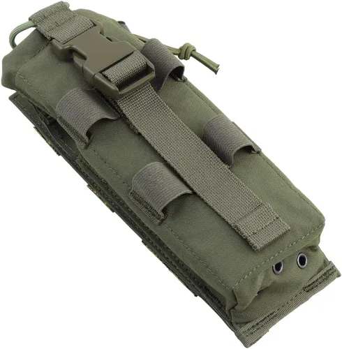 Miniatura 6 de Funda de radio táctica para cinturón de servicio Walkie Talkie modo de Eversión MOLLE Radio bolsa para chaleco, compatible con PRC 152 148 modelos