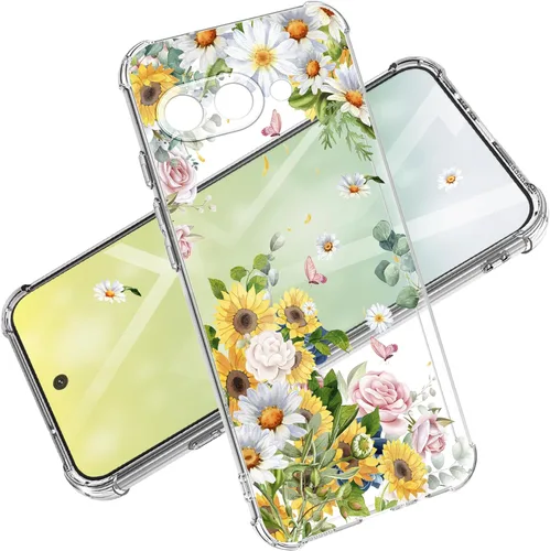 Miniatura 32 de for Google Pixel 7 Case，Google 7 Phone Case，for Girls Women Cover Design Dual Layer Slim Fit Drop Proof Impact Resistant Shockproof Clear Case
