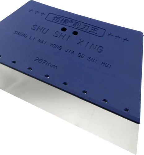Miniatura 5 de Rascador de pasta de soldadura de acero inoxidable 8.071 in Junta de raspado plana para moler y pulido, azul