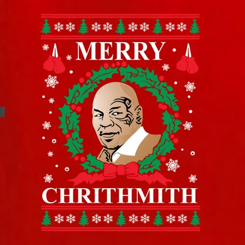 Miniatura 2 de Wild Bobby Merry Chrithmith Mike Tyson Ugly Christmas Sweater Unisex Crewneck Sweatshirt