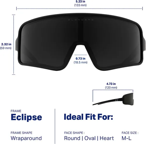 Miniatura 24 de Blenders Eyewear Eclipse X2 - Gafas de sol polarizadas - Lente envolvente - 100% protección UV - Para hombres y mujeres