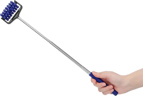 Miniatura 3 de Barra de masaje, barra de masaje de yoga para hombres y mujeres, herramienta de masaje corporal granular, rodillo telescópico, barra de masaje