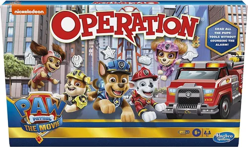 Miniatura 2 de Operation Game: Paw Patrol The Movie Edition Juego de mesa para niños de 6 años en adelante, juego de Paw Patrol de Nickelodeon para 1 o más