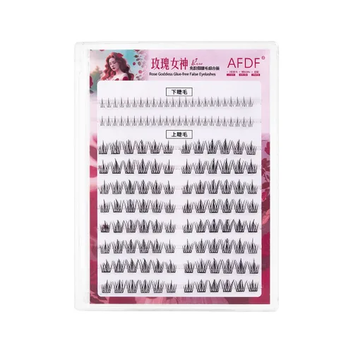 Miniatura 25 de Extensión de Pestañas DIY Efecto 3D Natural Individual 9/11/12mm Pestañas 80 Racimos Pestañas de Volumen Set Mixto, Extensión de Pestañas Caseras