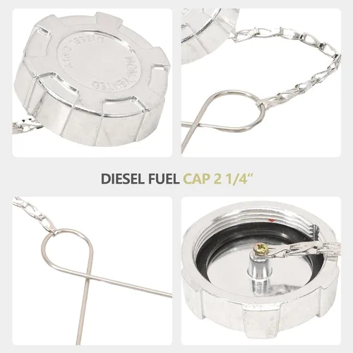 Miniatura 5 de Tapa de combustible diesel de 2 1/4” para camiones International 4100 4200 4300 4400 4500 4600 4700 4800 4900 Fo~rd F600 F650 F700 F750 G~m~c C6500