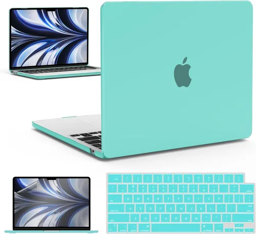 Miniatura 50 de IBENZER Funda para MacBook Air de 13 pulgadas 2026 2025 2024 2023 2022 M4 A3240 M3 A3113 M2 A2681, funda rígida con cubierta de teclado ScreenFilm
