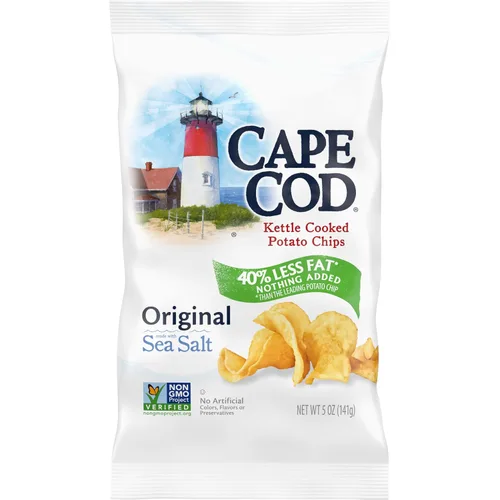 Miniatura 9 de Cape Cod Papas fritas, chips originales menos grasos, bolsas de aperitivos de 1 oz, 10