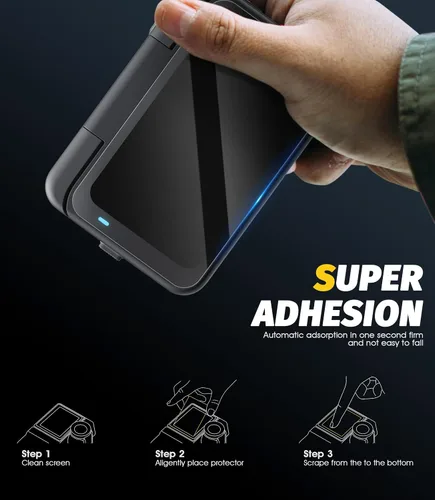 Miniatura 7 de Orzero Paquete de 3 protectores de pantalla de cámara compatibles con accesorios Insta360 GO Ultra, protector de pantalla con herramienta