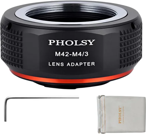 Miniatura 17 de PHOLSY Adaptador de montaje de lente PK a MFT compatible con lente de montaje Pentax K PK a Micro Cuatro Tercios (M4/3 Micro 4/3) Cuerpo de cámara