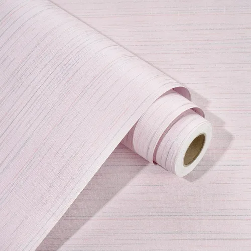 Miniatura 19 de WESTICK Papel tapiz de tela verde para despegar y pegar, papel de contacto retro esmeralda con textura de tela sintética, rollo de vinilo extraíble