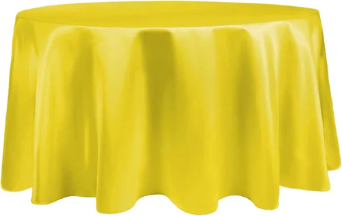Miniatura 21 de Ultimate Textile Mantel redondo de satén nupcial de 60 pulgadas, se adapta a mesas de menos de 60 pulgadas de diámetro, berenjena morado berenjena