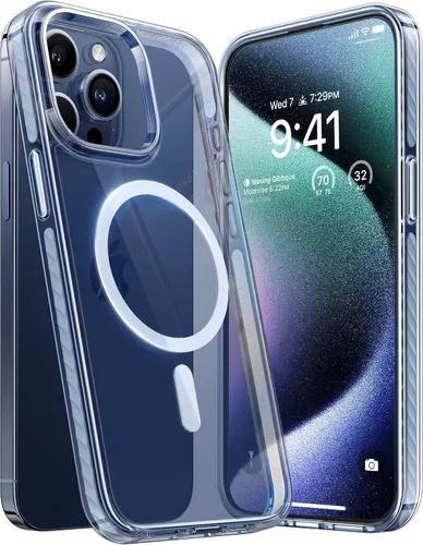 Miniatura 12 de TORRAS Funda Mate Mejorada para Estuche iPhone 14 Pro,[Protección de Grado Militar 12FT][Compatible con MagSafe] Cubierta de Teléfono Translúcida