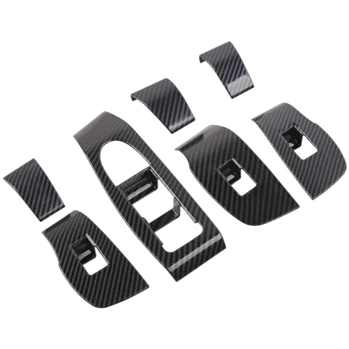 Miniatura 3 de AOKIO Compatible con Mazda 3 2020 2021 2022 2023 2024 2025 Accesorios Panel de Interruptor de Ventana de Puerta Cubierta Moldura de Botón de Control