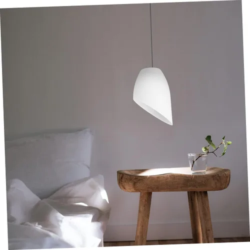 Miniatura 2 de Paquete de 5 pantallas de lámpara de herradura para lámparas de piso y mesa con agujero central de 1 1/4 pulgadas, pantallas blancas de repuesto