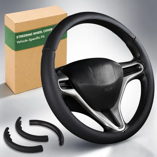 Miniatura 14 de Aimato Funda de volante personalizada para Honda Civic 2012-2015, delgada, antideslizante, resistente a los arañazos, accesorio exclusivo para Honda