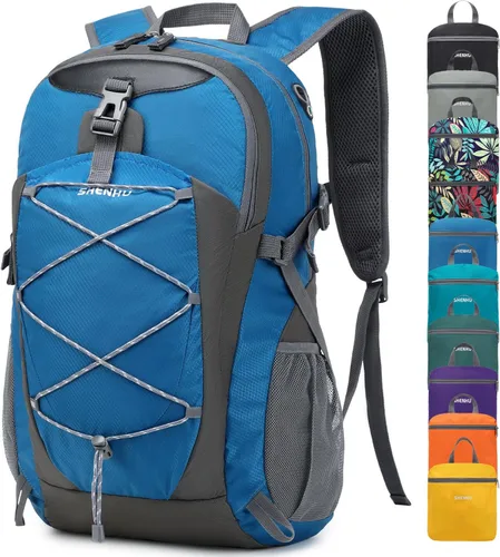 Miniatura 9 de Mochila de senderismo impermeable de 40 L, mochila deportiva al aire libre, mochila de campamento para hombres y mujeres