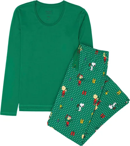 Miniatura 5 de Peanuts Snoopy - Pijamas familiares a juego, cómodos conjuntos de 2 piezas para Navidad