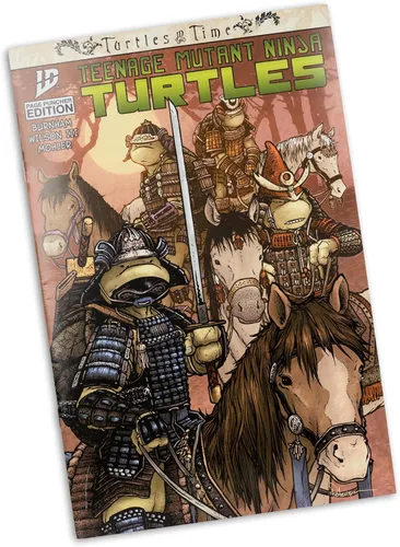 Miniatura 7 de McFarlane Toys - Teenage Mutant Ninja Turtles (Page Punchers) Figura de acción de Leonardo de 5 pulgadas con tortugas en el tiempo