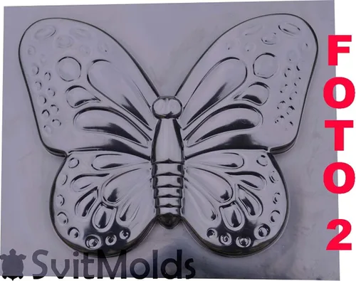 Miniatura 2 de SvitMolds Molde de hormigón Mariposa Yeso Hormigón Paso a paso de piedra Moth Garden Path (D53)
