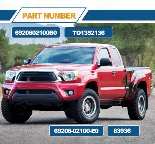 Miniatura 4 de Manijas de puerta interior para el lado del conductor y del pasajero compatibles con Toyota Corolla 2003-2008, Toyota Tacoma 2005-2015, Pontiac Vibe