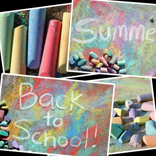 Miniatura 7 de Paquete de 180 tizas lavables para acera para niños, 20 colores no tóxicos, pintura de tiza jumbo a granel para actividades al aire libre de verano