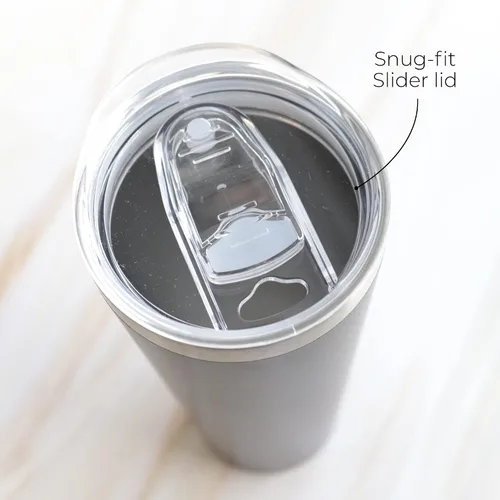 Miniatura 8 de Vaso aislado personalizado de 20 onzas con tapa, termo personalizado con recubrimiento de polvo de metal delgado para mujeres y hombres, regalo
