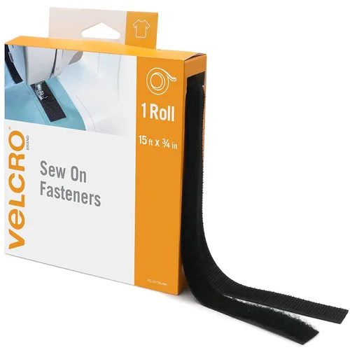 Miniatura 8 de VELCRO Brand Cinta de tela para coser – Sustituto de botones o cremalleras a presión – Alteraciones y dobladillos – Paquete a granel de cierre
