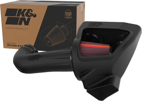 Miniatura 13 de K&N Sistema de admisión de aire frío: filtro de aire de alto flujo, aumento del rendimiento y aceleración: compatible con Chevrolet 2016-2020