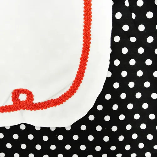 Miniatura 4 de Delantales de uniforme de cocina para mujer, negro, talla única de EE. UU