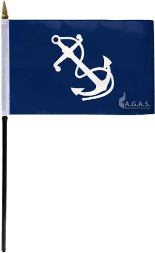 Miniatura 7 de AGAS - Bandera de capitán oficial de puerto, 12 x 18 pulgadas, nailon 200D impreso, bordes de doble costura, encabezado de lona con ojales de latón