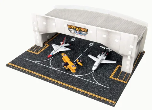 Miniatura 2 de Hangar Hot Wings con pista conectable
