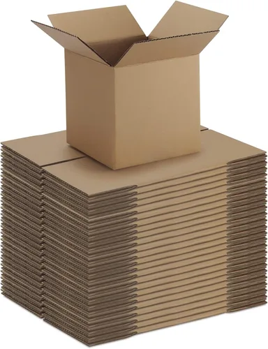 Miniatura 18 de CRUGLA Cajas de envío de 9 x 6 x 4 para pequeñas empresas, caja de embalaje de cartón corrugado, 25 paquetes