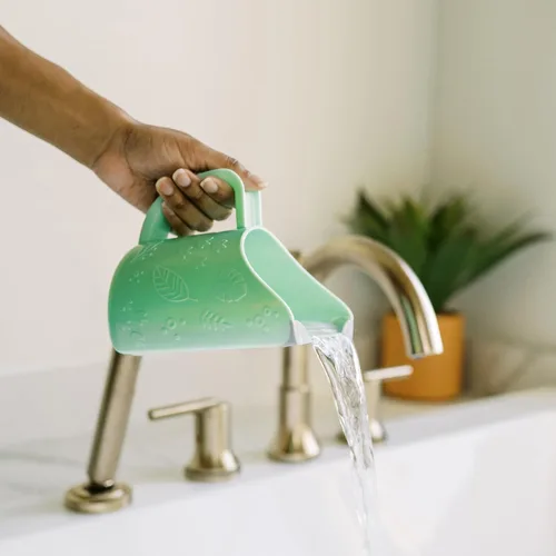Miniatura 12 de Dr. Brown's CleanUp Dino-Pour - Taza de enjuague de baño para bebés, sin lágrimas, para bebés y niños pequeños, sin BPA