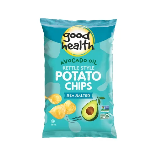 Miniatura 5 de Good Health Chips de barbacoa estilo hervidor de aceite de aguacate, bolsa de 5 onzas (4 bolsas)
