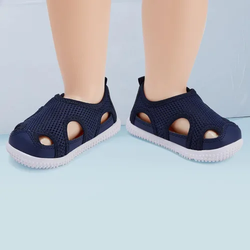 Miniatura 127 de BMCiTYBM Zapatos de bebé para niños pequeños, zapatillas de malla transpirable antideslizantes