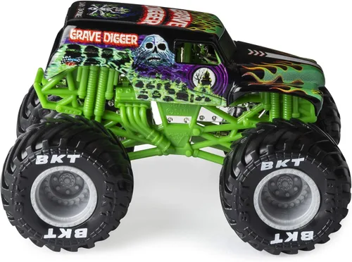 Miniatura 4 de Monster Jam 2020 Spin Master 1:64 Camión monstruo fundido a troquel con pulsera: Legacy Trucks Grave Digger