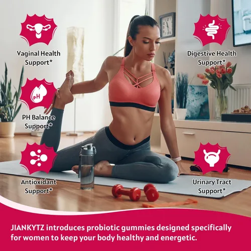 Miniatura 4 de Feminine Balance - Gomitas de equilibrio para mujeres sin azúcar, salud vaginal, antioxidante, salud digestiva, apoyo para el equilibrio de PH