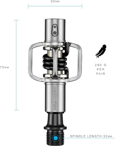 Miniatura 2 de Crankbrothers Pedales Eggbeater MTB de enganche - Pedales XC/Gravel mínimos y ligeros