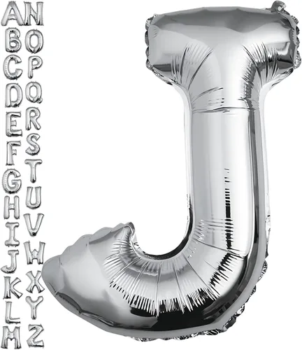 Miniatura 30 de VHUWE Globo dorado de 40 pulgadas con letra B, globos de helio de aluminio del alfabeto de Mylar de gran tamaño para fiesta de cumpleaños