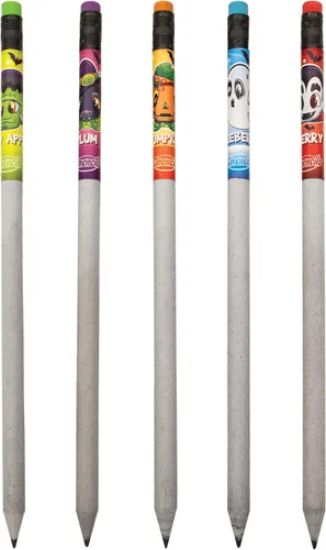 Miniatura 5 de Lápices de Halloween Smencils – Lápices perfumados gourmet patentados HB #2, 5 unidades, regalos para niños, suministros escolares, recompensas