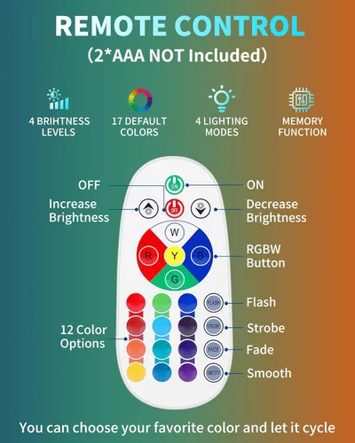 Miniatura 2 de Lámpara de Movimiento Líquida de 17 Colores con Control Remoto: Luz Nocturna LED de 34.3 cm para Niños y Adultos - Lámpara de Mesa Relajante