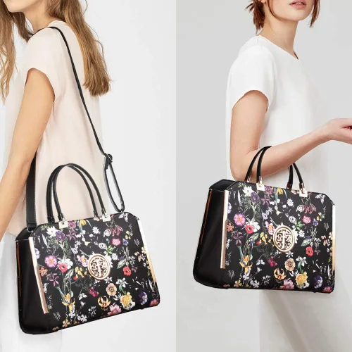 Miniatura 2 de Dasein Bolsos y bolsos de mano para mujer, bolso de mano con asa superior, bolsa de trabajo de hombro grande con cartera