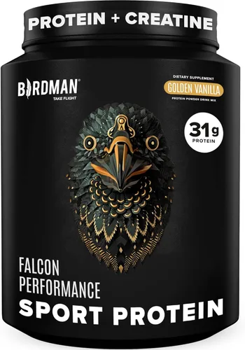 Miniatura 9 de BIRDMAN Falcon Performance - Proteína vegana en polvo, 31 g de proteína, 5 g de creatina, 5 g de BCAA, probióticos, electrolitos, pre-entrenamiento