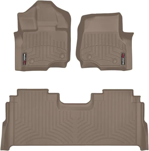 Miniatura 11 de Weathertech Revestimientos de suelo personalizados para Ford F-150 Raptor, F-150, F-150 Lightning, 1ª y 2ª fila (44697-1-6), negro