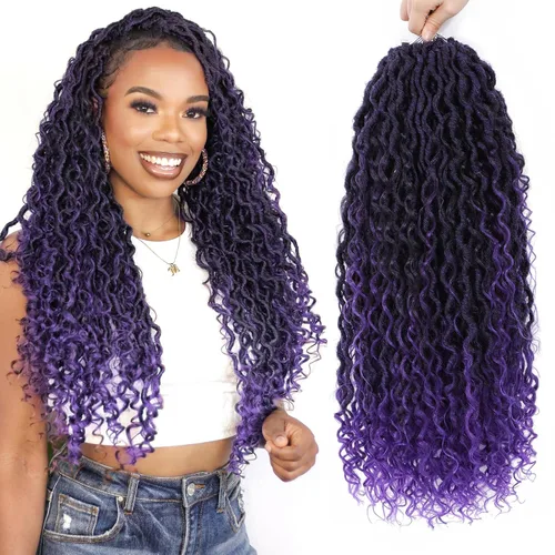 Miniatura 58 de Fulcrum Goddess Locs Cabello de Ganchillo de 10 Pulgadas, 8 Paquetes Nuevo Locs Sintéticos de Ganchillo para Mujeres Negras, Locs de Ganchillo