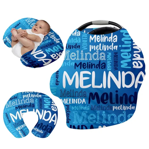 Miniatura 9 de Funda de asiento de automóvil personalizada para bebés, funda de asiento de automóvil multiusos con nombre, fundas de asiento de automóvil, regalos