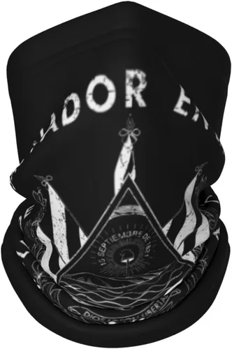Miniatura 7 de JOocla Escudo de armas de El Salvador calentador de cuello bufanda máscara pasamontañas