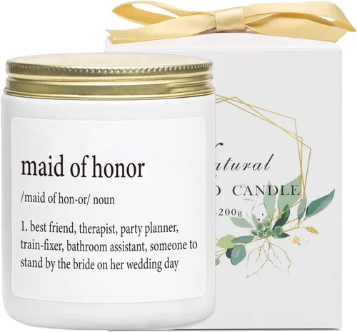 Miniatura 8 de Vela perfumada de Maid of Honor, vela de propuesta de dama de honor, regalo de dama de honor, regalos de fiesta de novia, regalos para mujeres